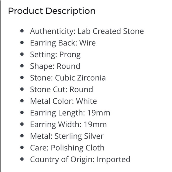 Snowflake Jewelry set Sterling Silver Cubic Zirconia gift boxed - Picture 8 of 9